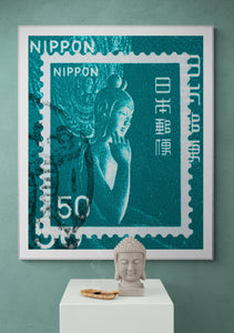 'Nippon Buddha 1967' Postage Stamp- Limited Edition Print